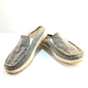 Hey Dude Chan Stretch Grey Lightweight Comfort Loafer Slip On Shoe Woman 9.....